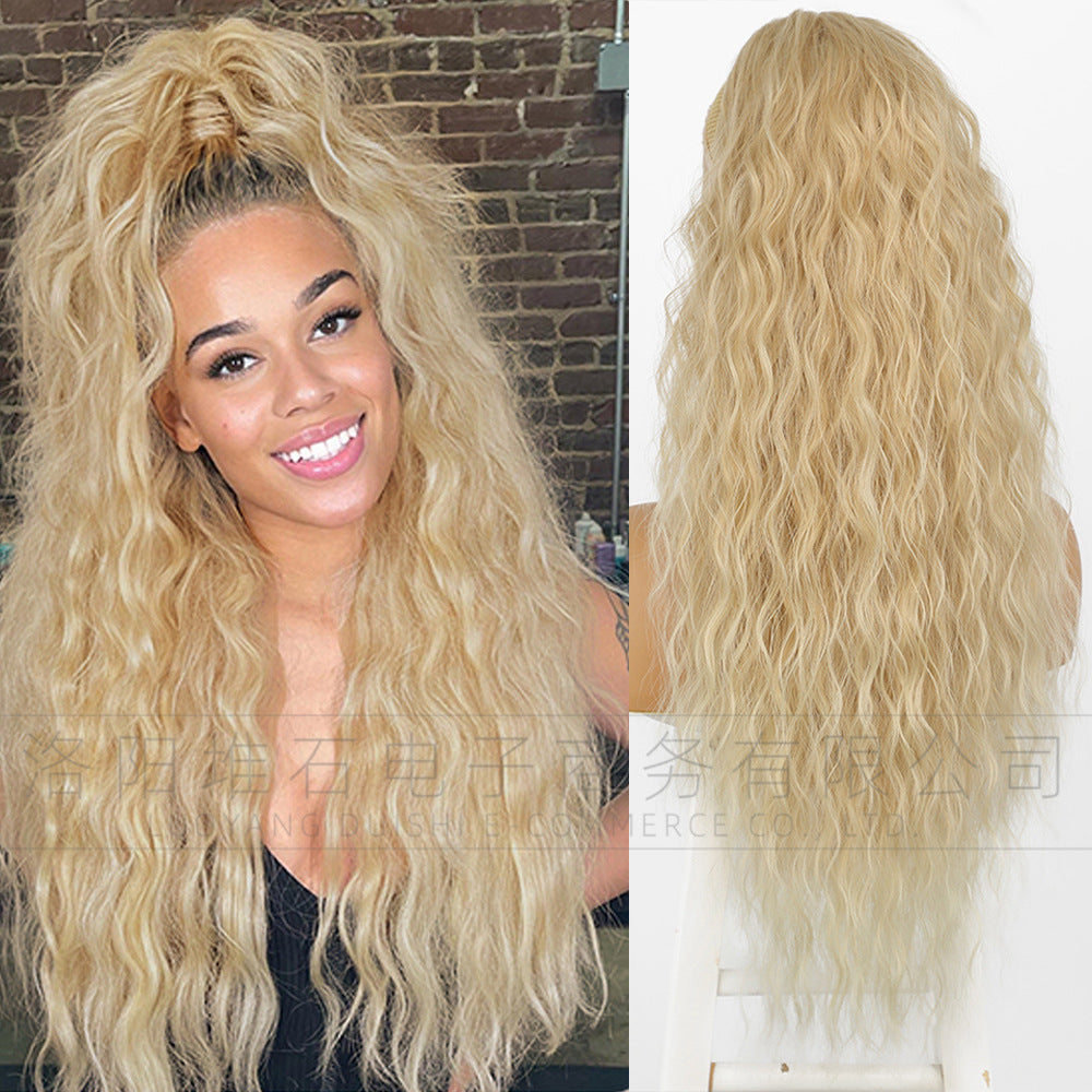 Women's Corn Curler Fluffy Drawstring Horse Tail Wig Ponytail
