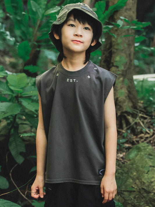 Children's Cool Sleeveless Vest Summer Boy Loose Breathable Children's T-shirt