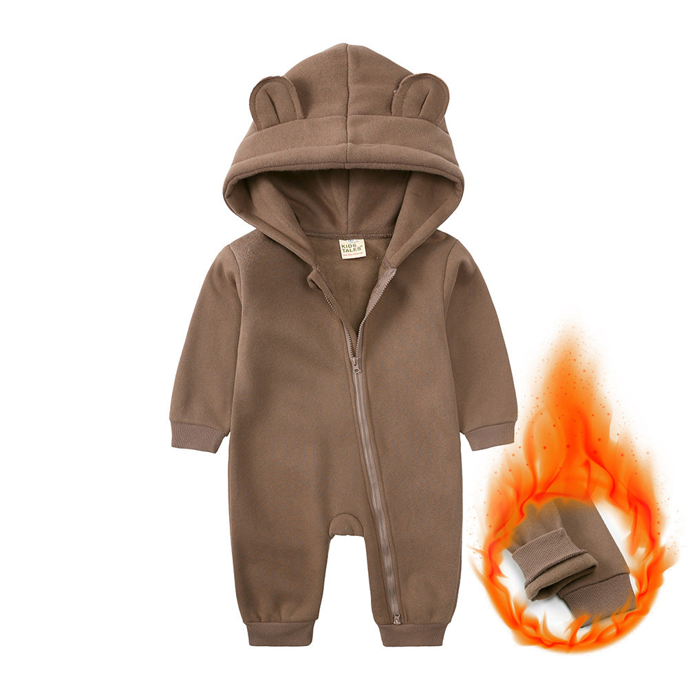 Jumpsuit Outwear Thickening Thermal Romper Born Jumpsuit, Climbing Suit