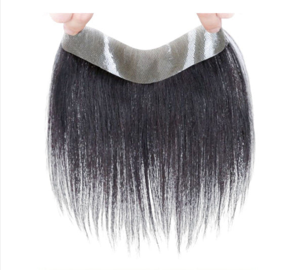 Men's Hairline Stickers Forehead Natural Light Hair Supplementing Piece Invisible Seamless Wig Bangs