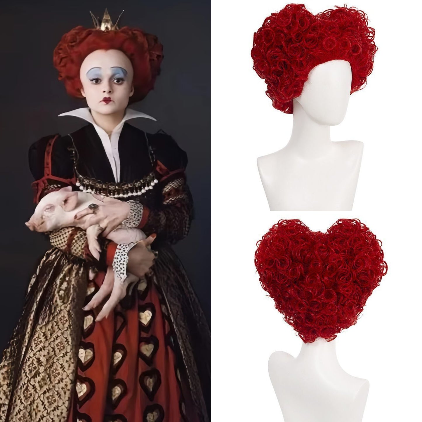 Halloween Red Queen Alice In Wonderland Other Wig
