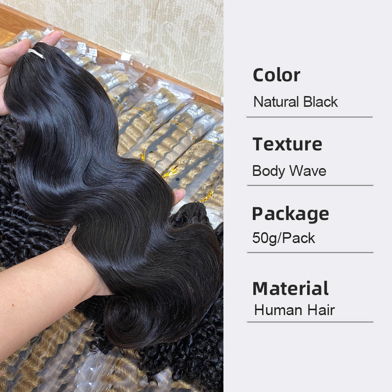 Stylish Fashion Beautiful Classy Crochet Human Real Hair Wig