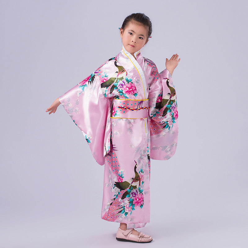Women's & Children's Clothing Performance Printing Bathrobe Nightgown Primary Children's Suit