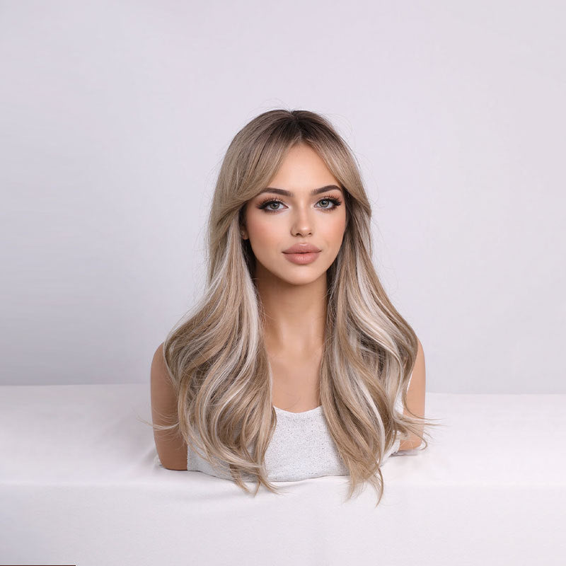Women's Micro Roll Cool High-grade Hair Chemical Wig Long Curls