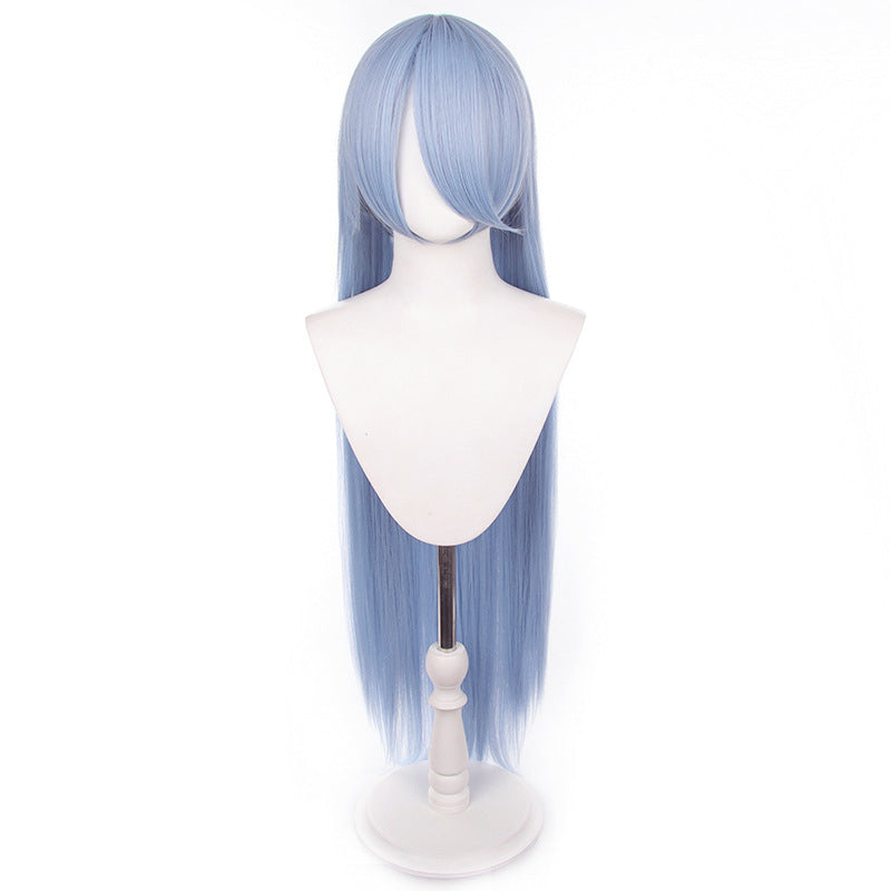 Universal Anime Long Straight Hair Mao Style Fiber Cos Wig