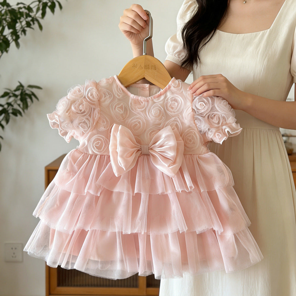 Children's Pettiskirt Cake Princess Style Trendy Gauze Children's Dress