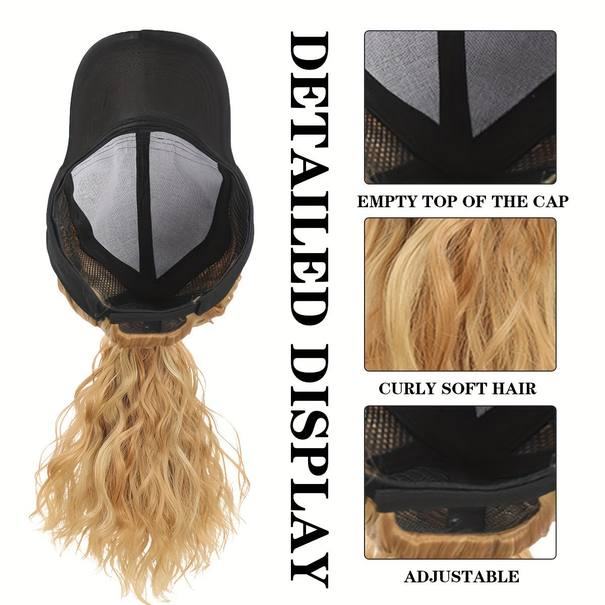 Baseball Hat Hip Hop Sunshade Golf Cap Funny Duck Tongue Other Wig