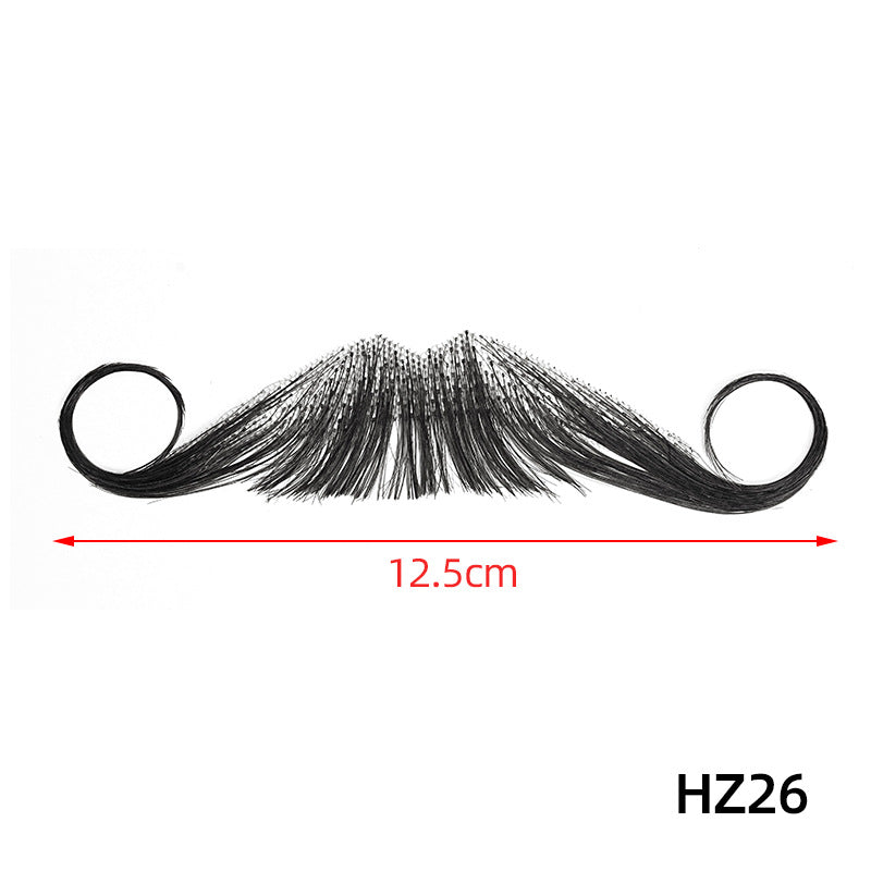 Fake Beard Invisible Seamless Human Hair Eyebrows Film Television Props Other Wig