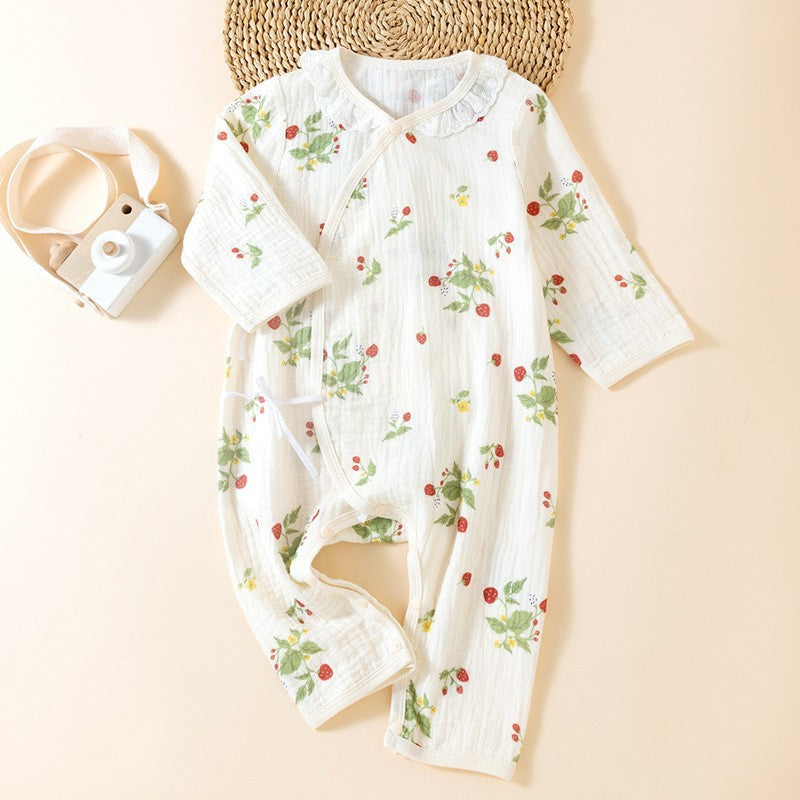 Class Antibacterial Born Cotton Gauze Jumpsuit Jumpsuit, Climbing Suit