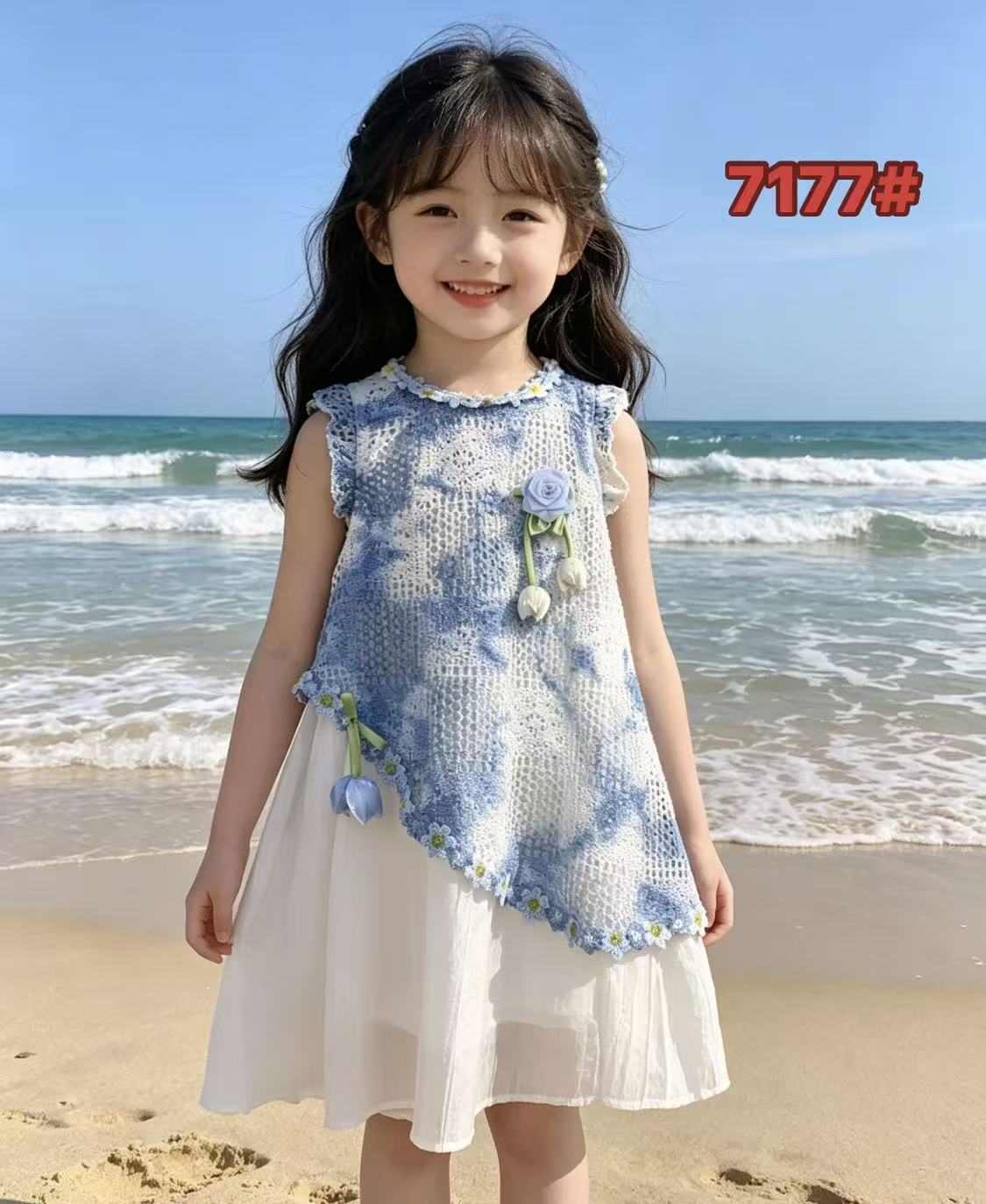 Summer Chinese Style Ethnic Radix Plant Handmade Western Frog Button Children's Dress