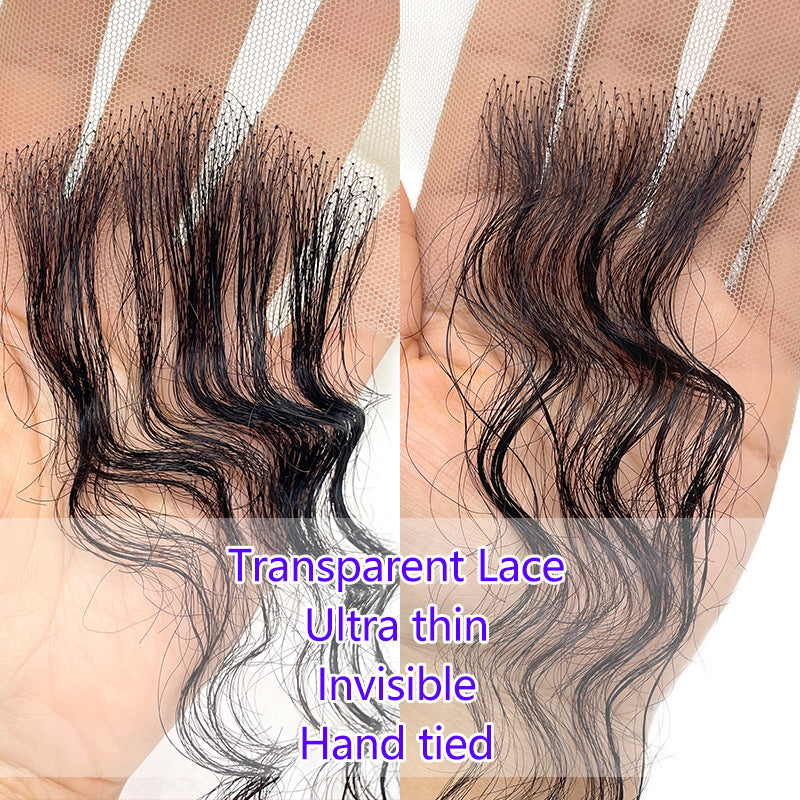 Fake Sideburns Fashion Stickers Real Human Wig Bangs