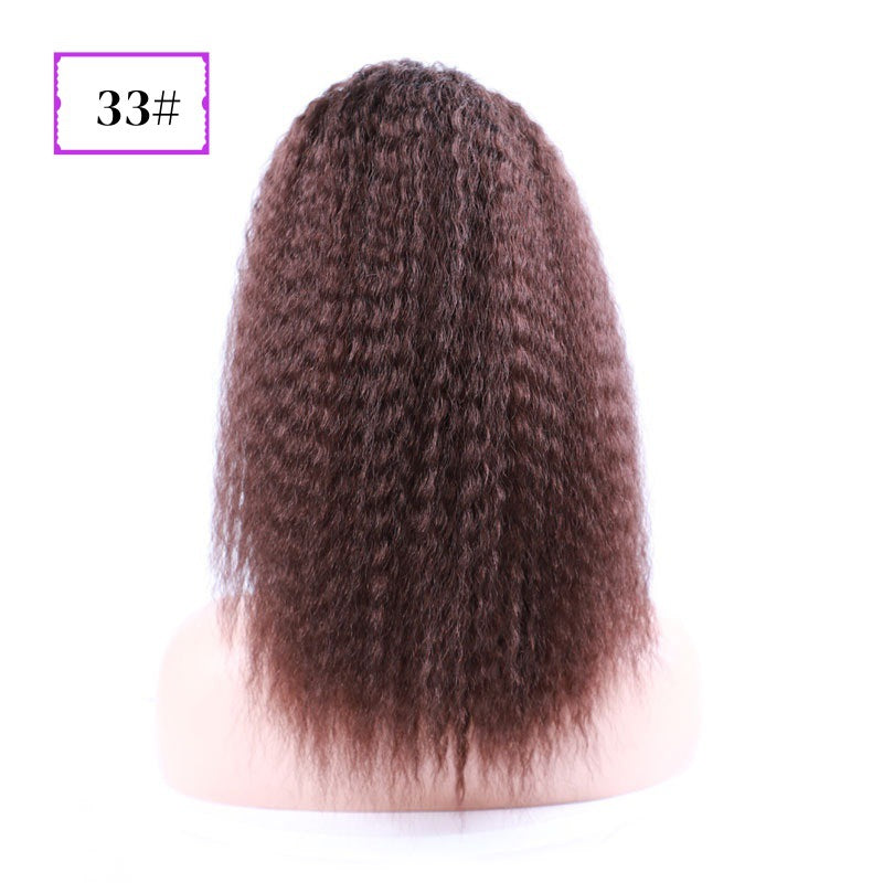 Corn Curler Drawstring Corrugated Chemical Fiber Fluffy Wig Ponytail