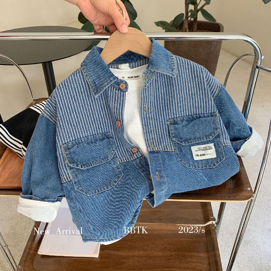 Children's Jacket Toddler Fashionable Clothes Outdoor Wear Korean Children's Shirt