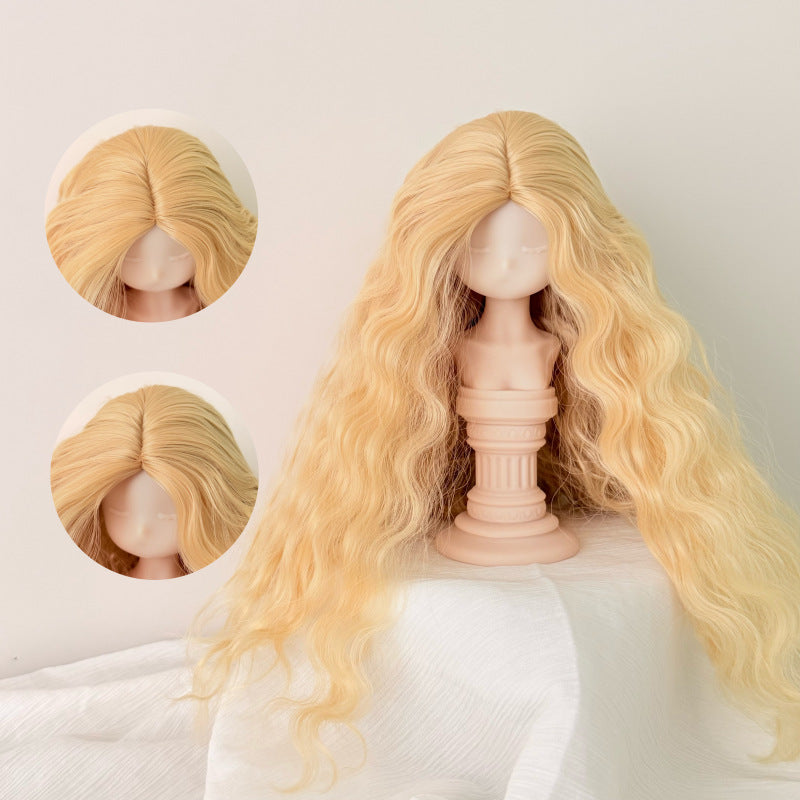 Small Curls Handmade Dress Up Blank Hair Head Cos Wig