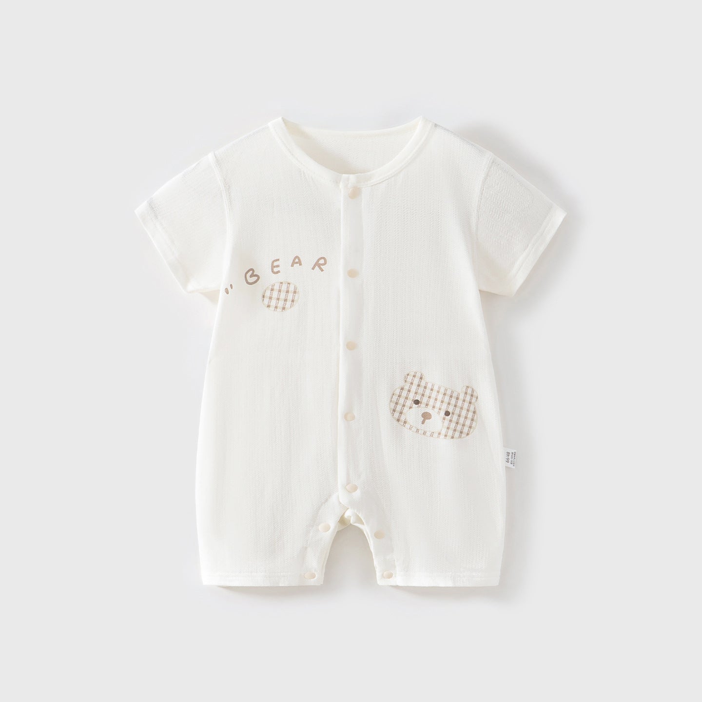 Babies Summer Short Sleeve Rompers Pajamas Clothing Breathable Soft Born Jumpsuit, Climbing Suit