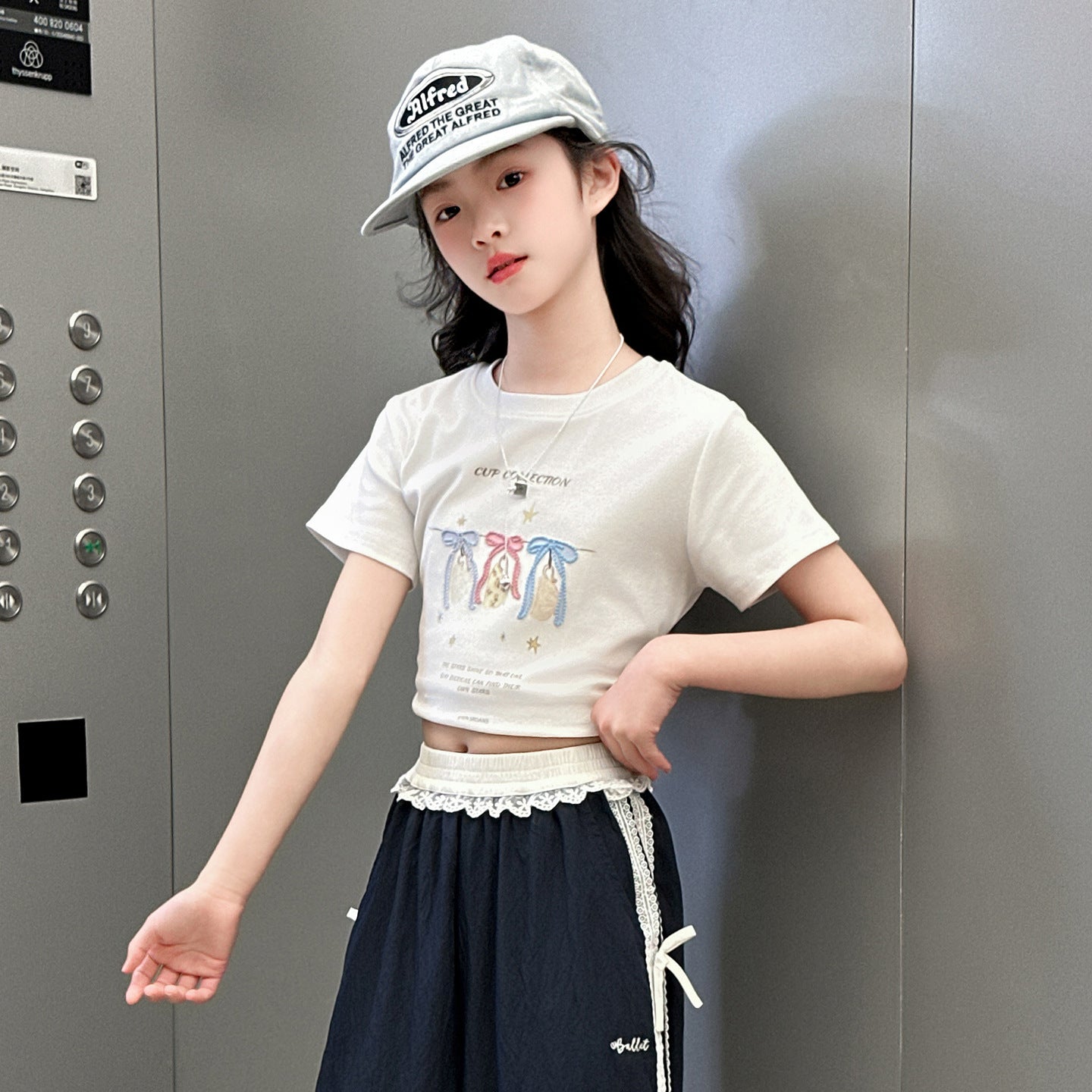Women's & Children's Trousers Summer Western Style Fashion Casual Teens Thin Children's Pants