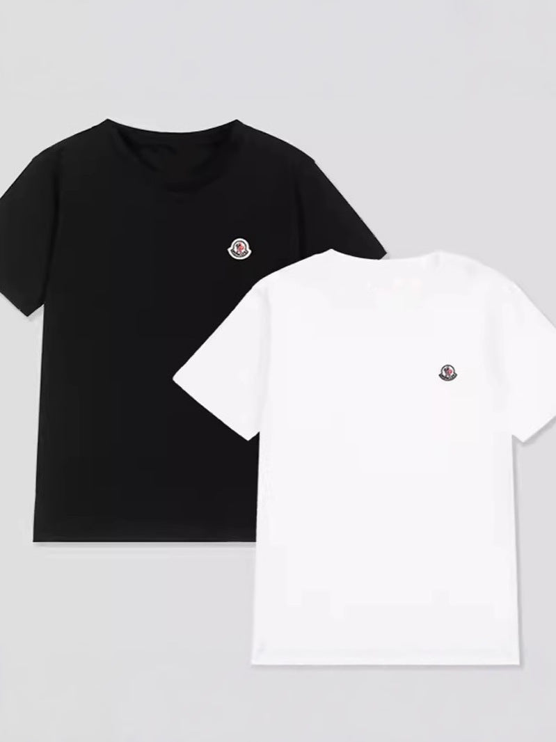 Women's & Men's Cotton Short-sleeved Toddler Teens Top Embroidered Classic Children's T-shirt