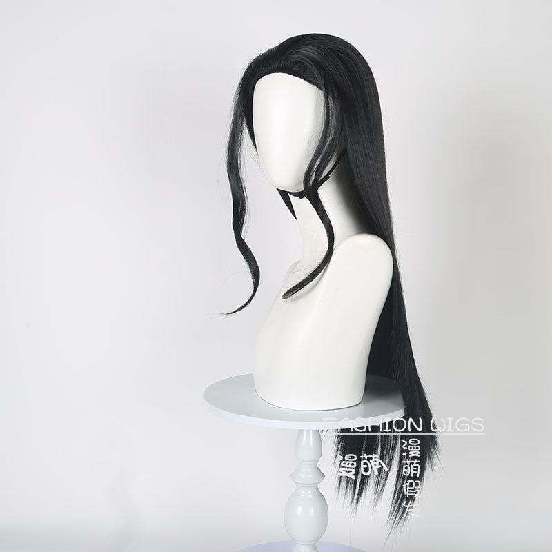 Nico Robin Big Back Head Black Long Cos Wig