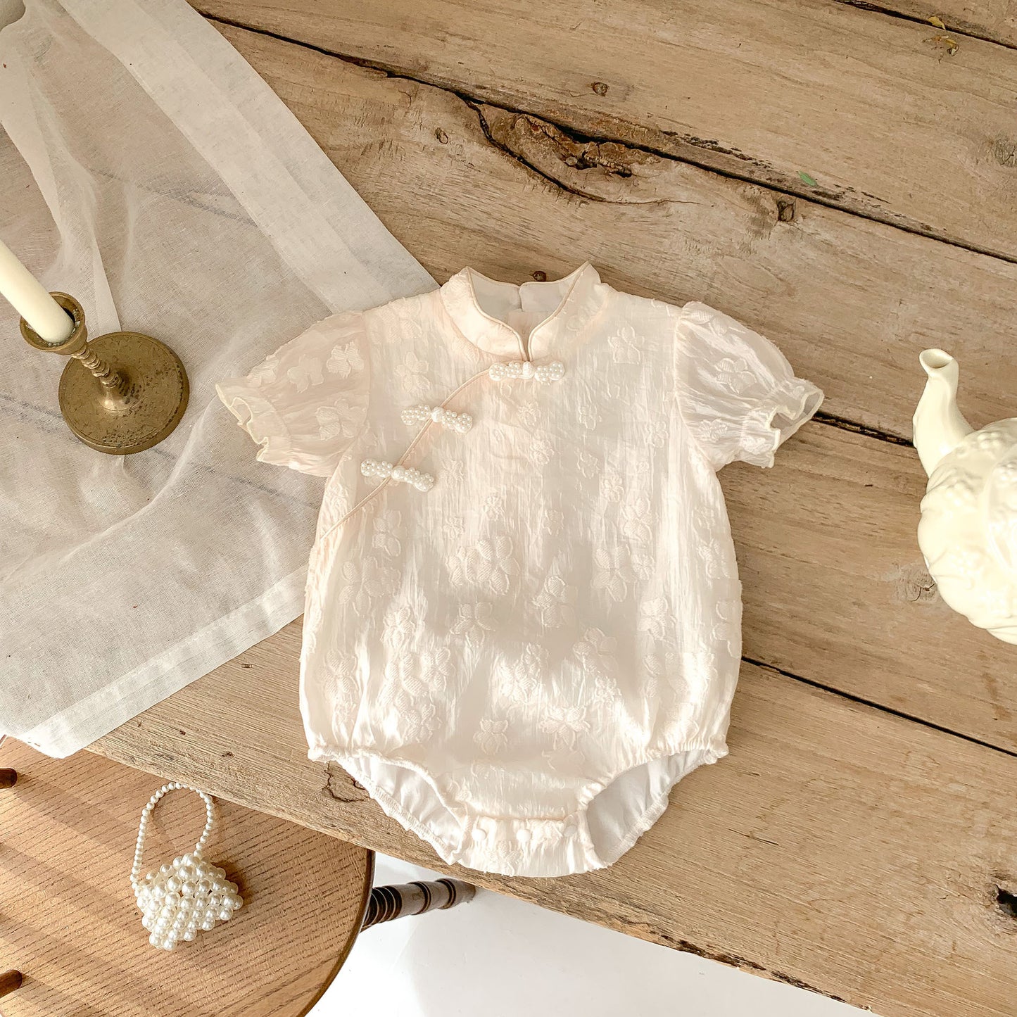 Days Old Clothes Cheongsam Romper One Month Jumpsuit, Climbing Suit