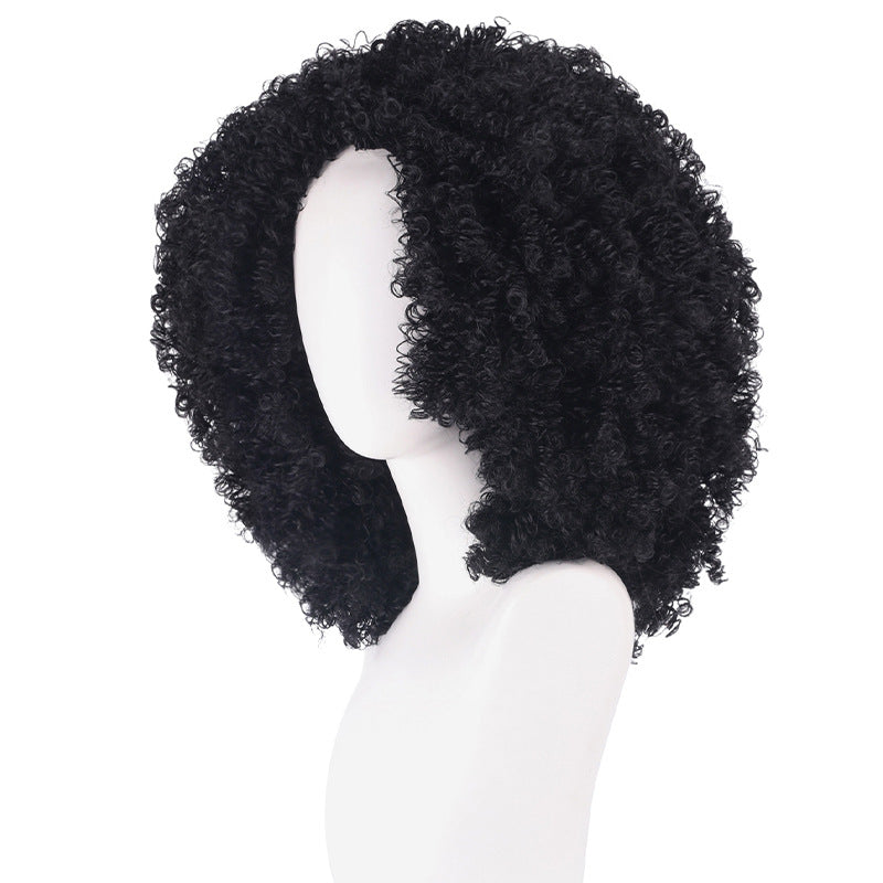 Lord One Piece Nose Song Brook Black Afro Fluffy Cos Wig