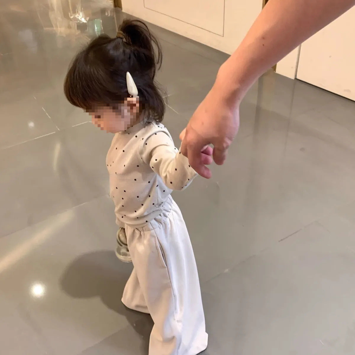 Children's Dot Long Sleeve Small Shirt Bottoming Children's T-shirt