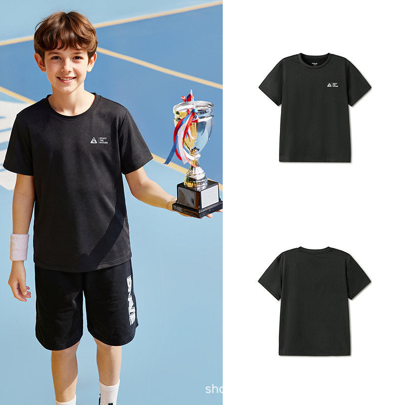 Children's Short-sleeved Summer Clothing Comfortable Big Quick Drying Clothes Children's T-shirt