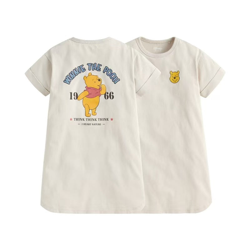 Women's Line Skirt Purified Cotton Thin Short Children's Dress
