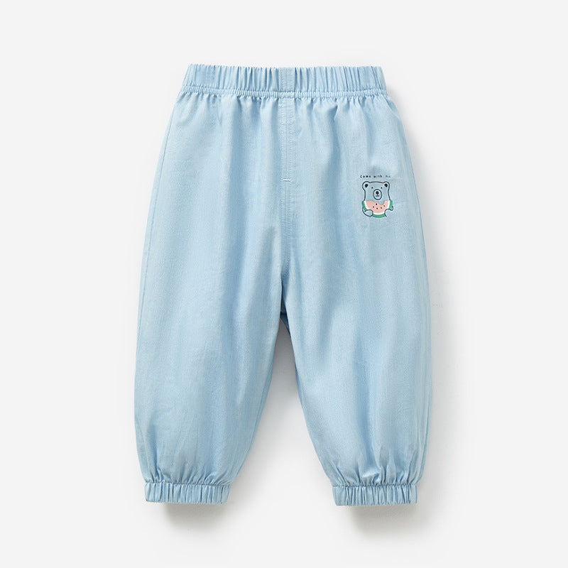 Children's Summer Thin Jeans Toddler Clothing Trousers Children's Pants