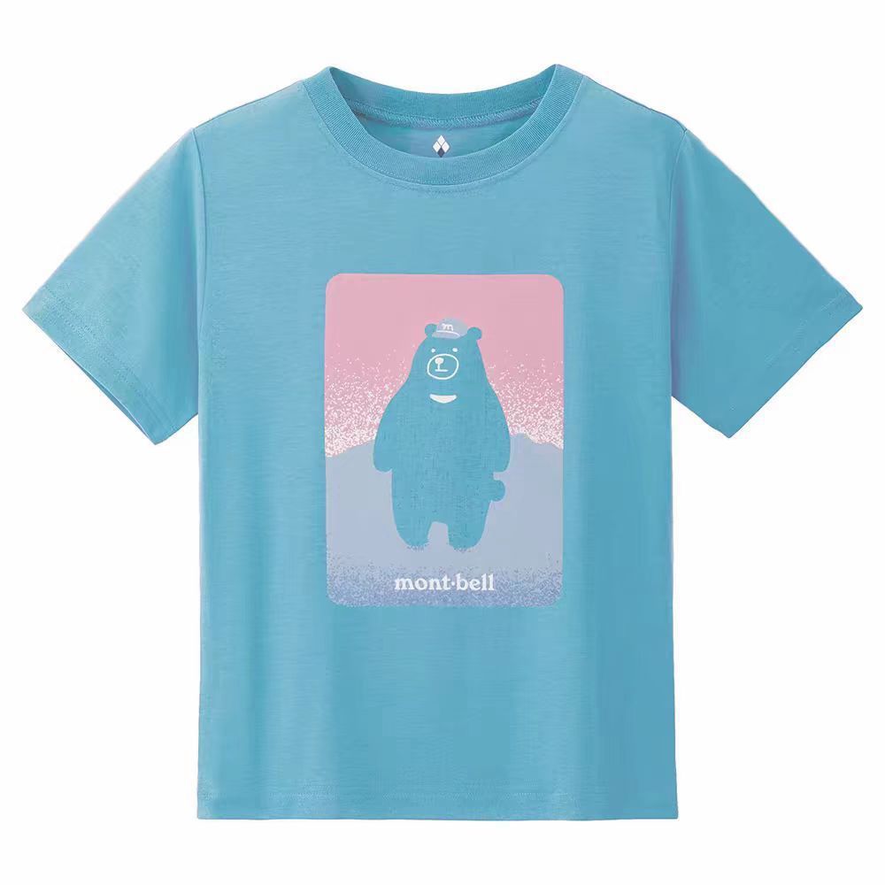 Children's Style Clothing Printed Short Sleeve Sweat Uptake Boys Outdoor Children's T-shirt
