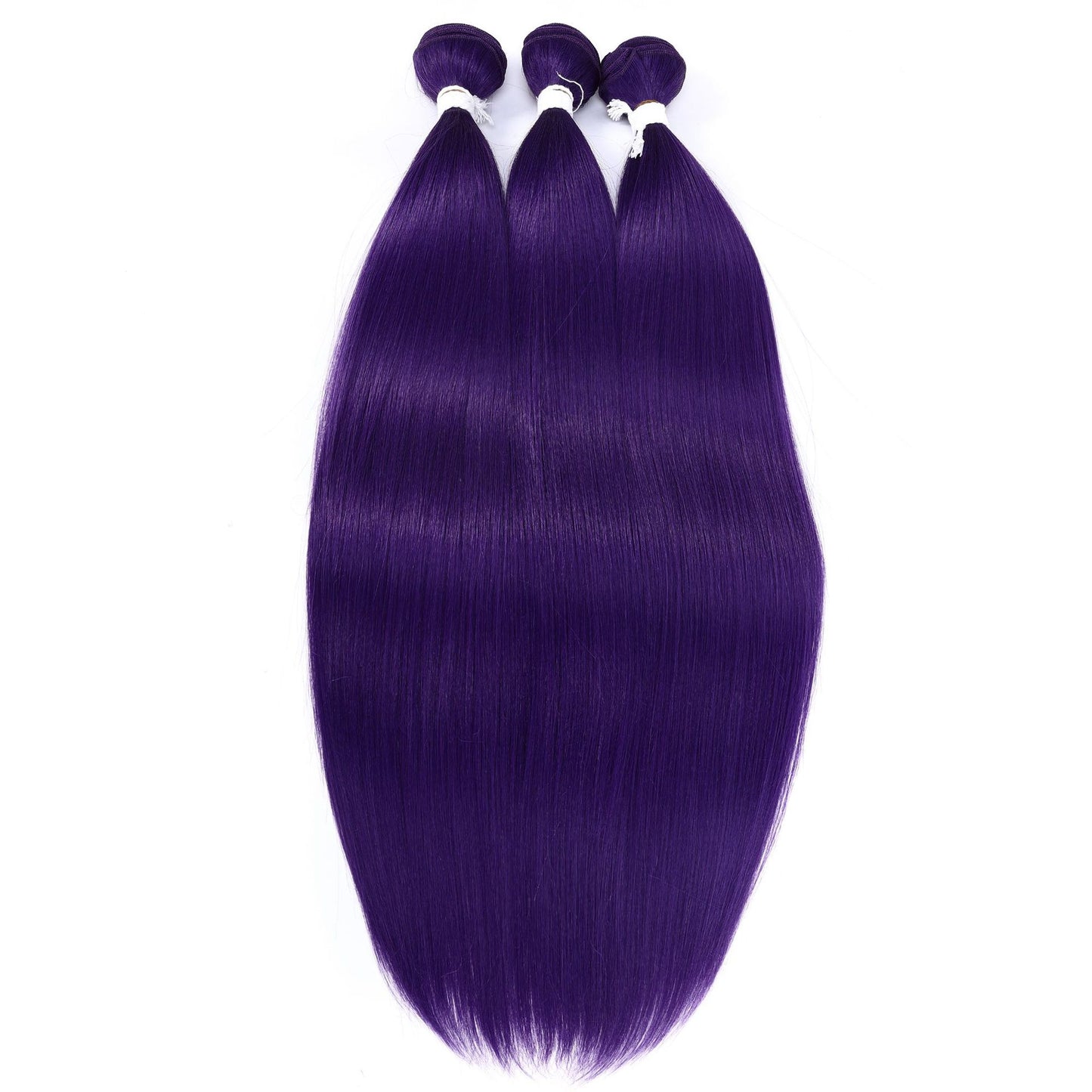 Women's Chemical Fiber African Hair Band Weft Long Straight Wig