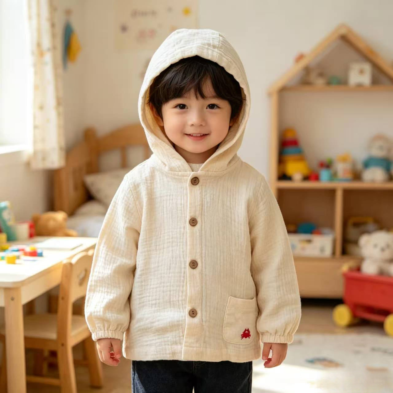 Children's Short Sleeve T-shirt Two-piece Set Infant Class Breathable Air Conditioning Children's Suit