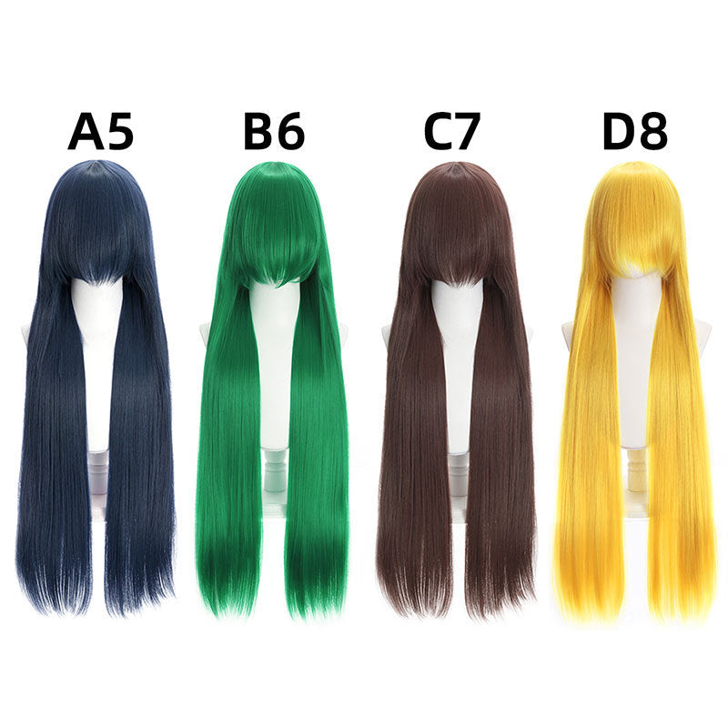 Women's & Men's Universal Color Hair Mao Shape Long Straight Wig