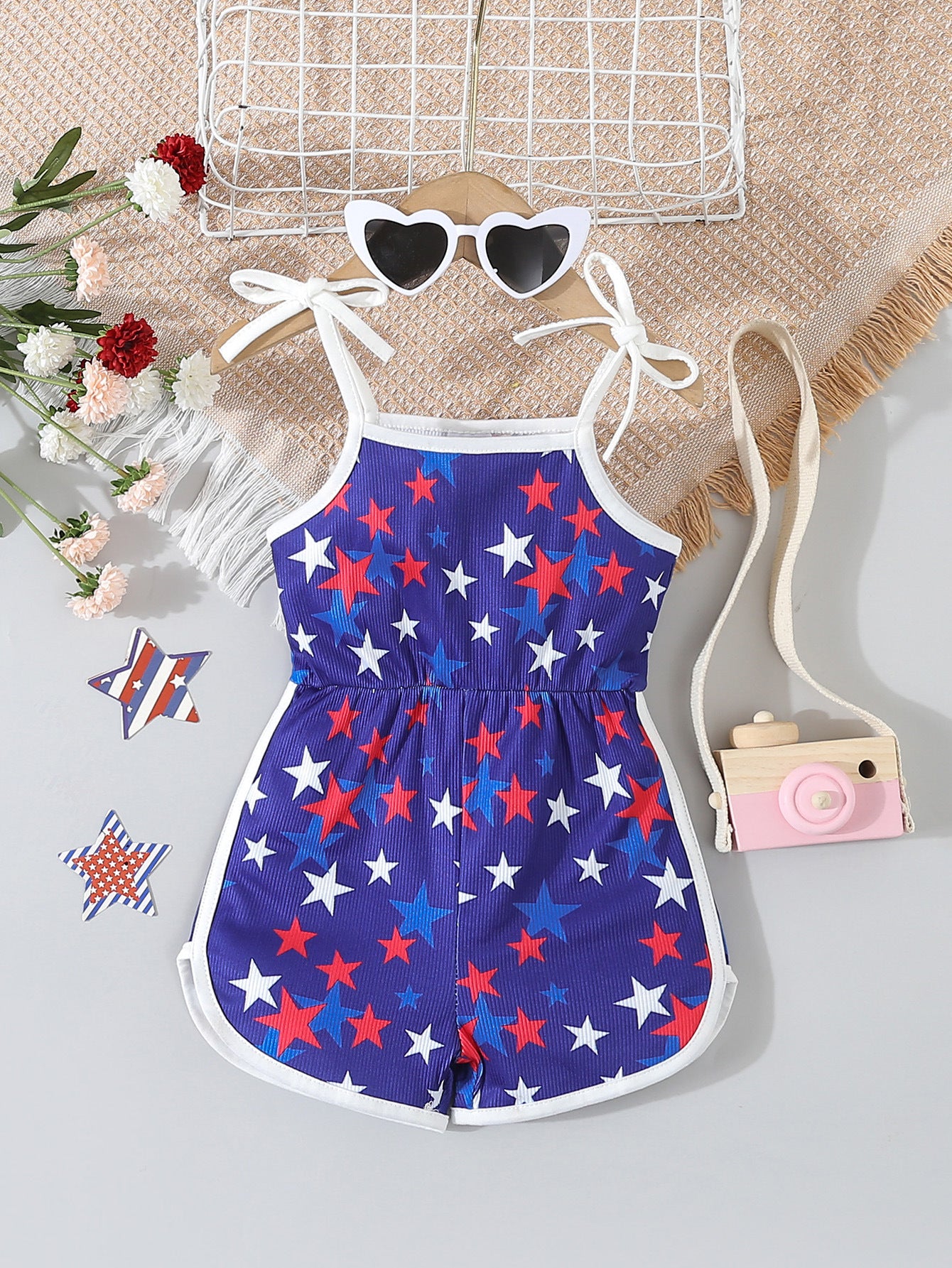 Summer Independent Day Jumpsuit Infant Comfortable Jumpsuit, Climbing Suit