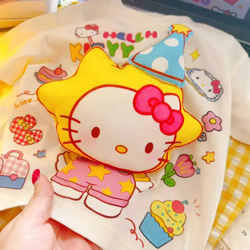 Children's Summer Little Friend Cartoon Pattern Boys Children's T-shirt