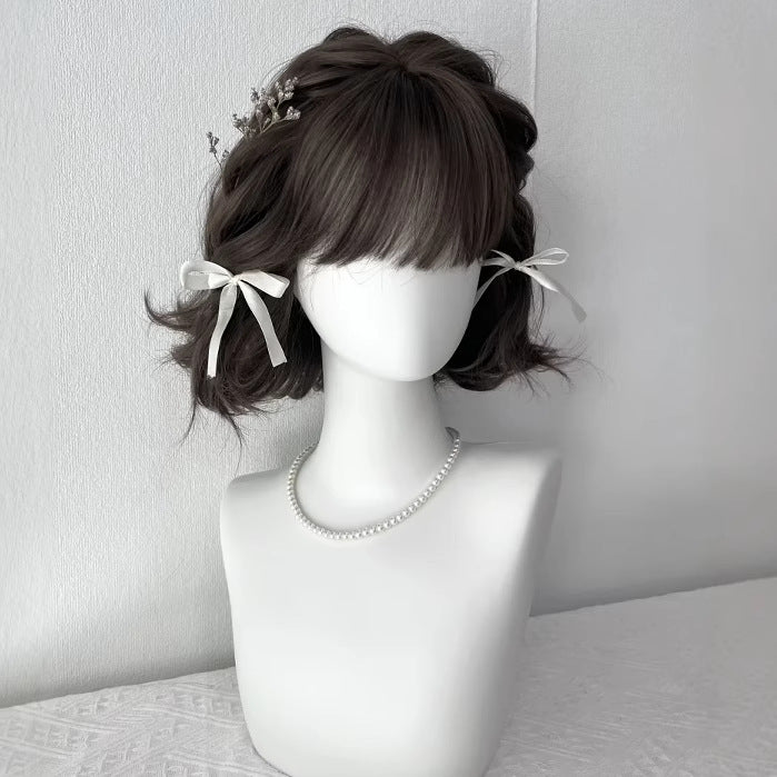 Women's Small Curls Artificial Fluffy Style Wig Short Curly Hair