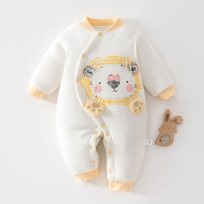 Thickened Winter Cotton Jumpsuit Thermal Quilted Jumpsuit, Climbing Suit
