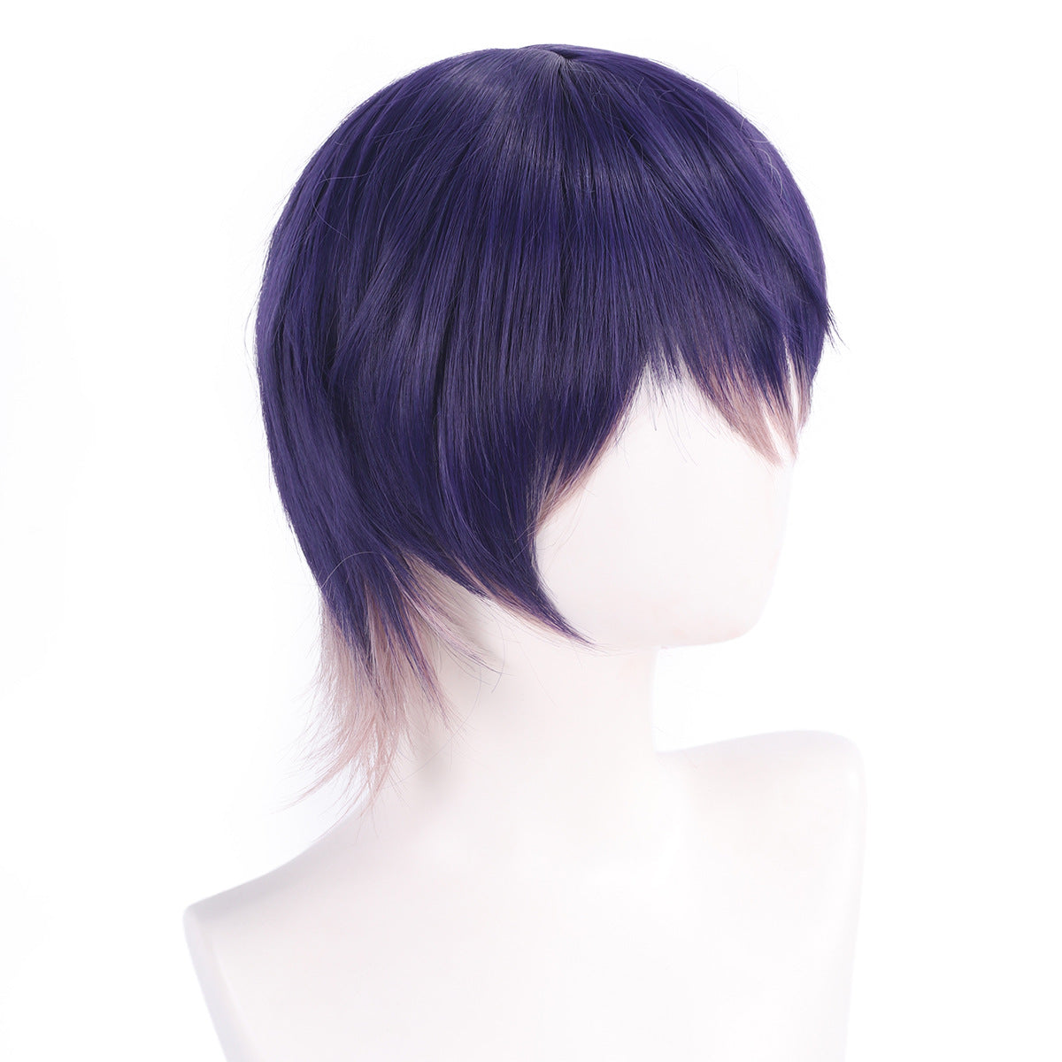 Sword Holding Knife Also Rainbow Club Cos Wig