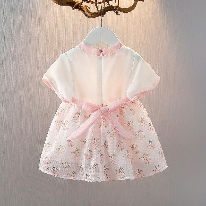 Children's Summer Fashion Little Gauze Clothing Small Children's Dress