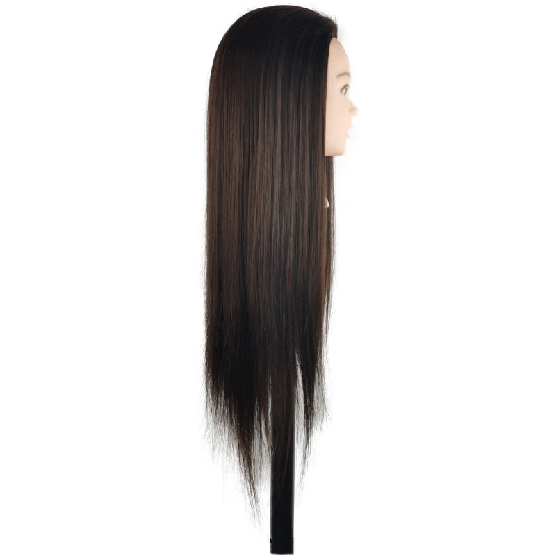 Model Head Braided Hair Practice Mannequin Hairdressing Cutting Other Wig