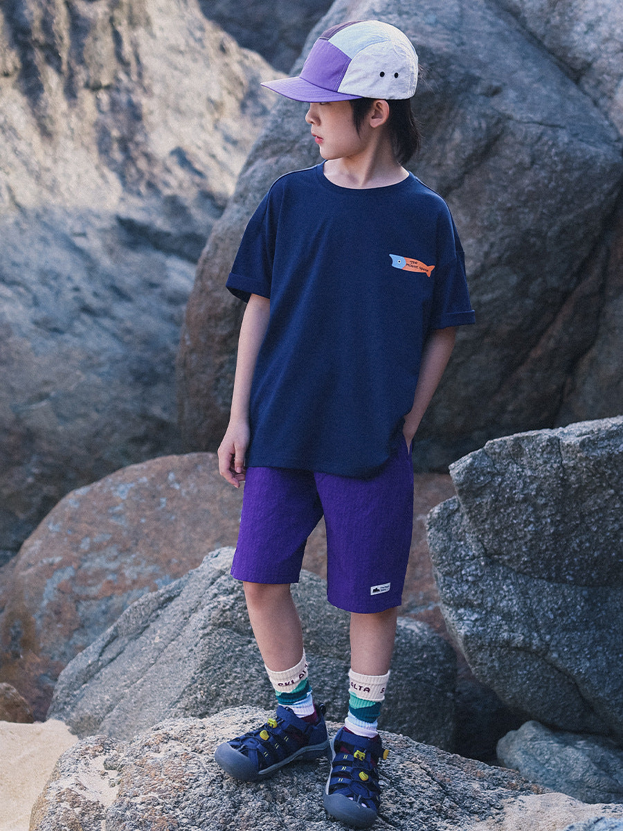 Children's Clothing Short-sleeved Summer Breathable Crew Neck Children's T-shirt