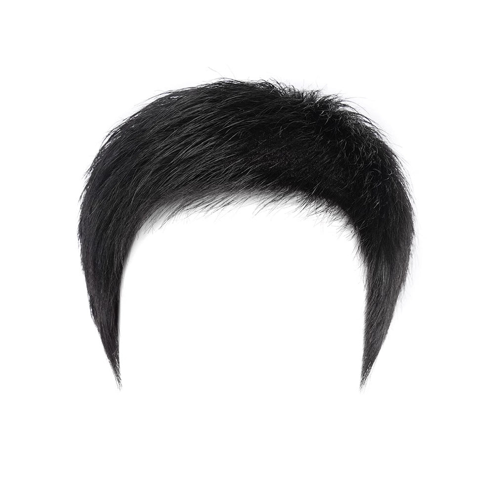 Men's Short-haired Fashion Handsome Bald Head Can Men's Wig