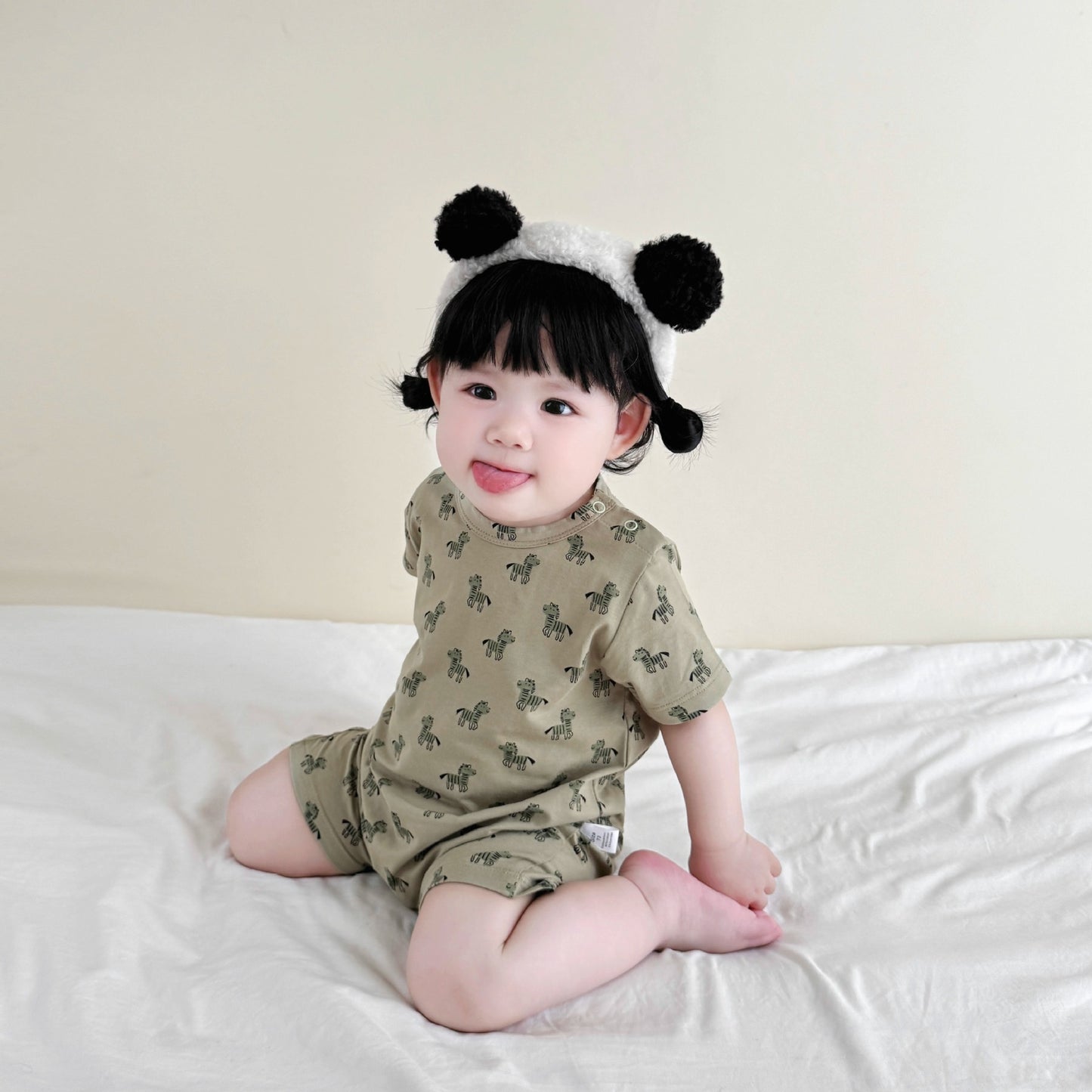 Jumpsuit Boy Fashionable Short Sleeve Romper Cartoon Super Class Jumpsuit, Climbing Suit