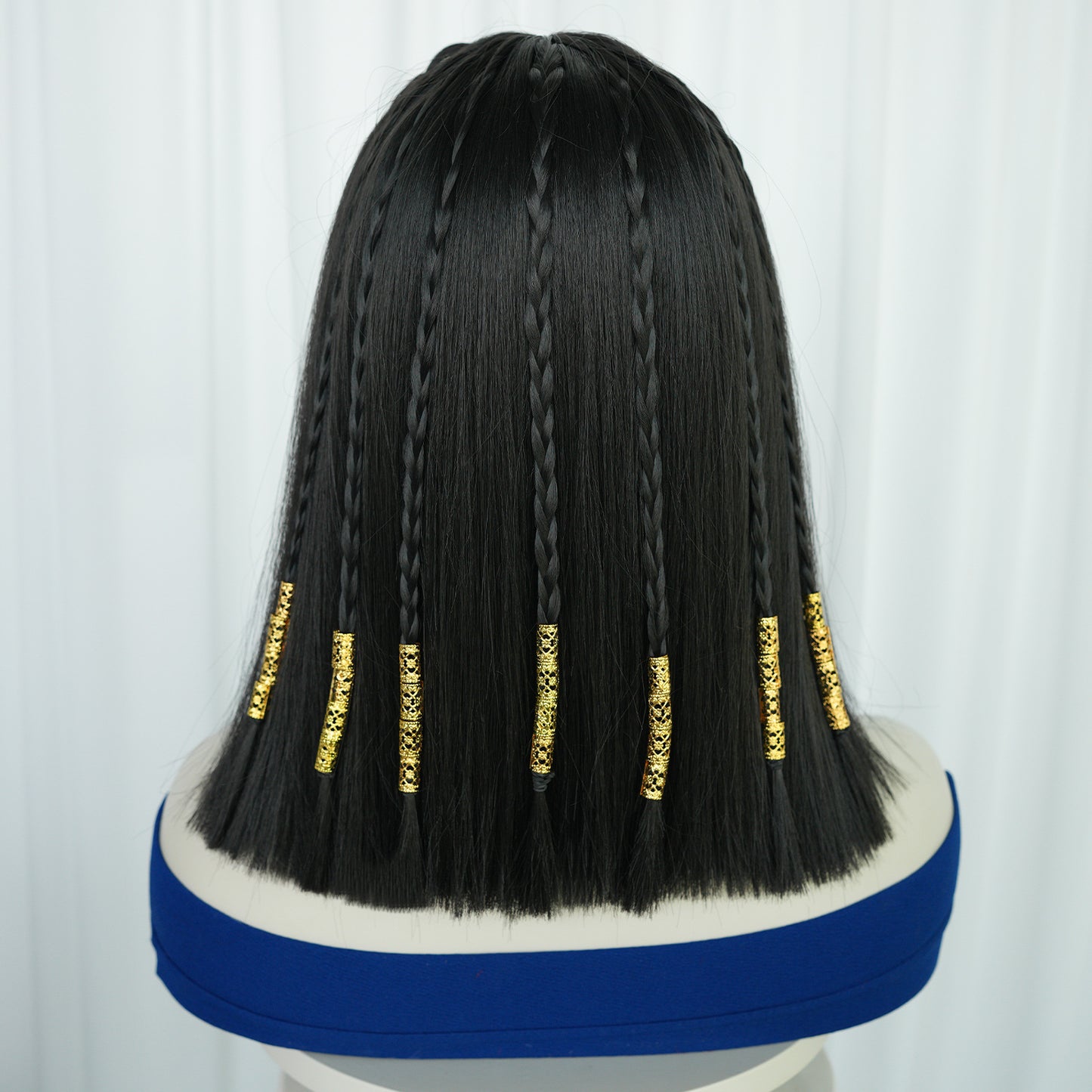 Cleopatra Ball Dress Up Egyptian Bead Small Cos Wig