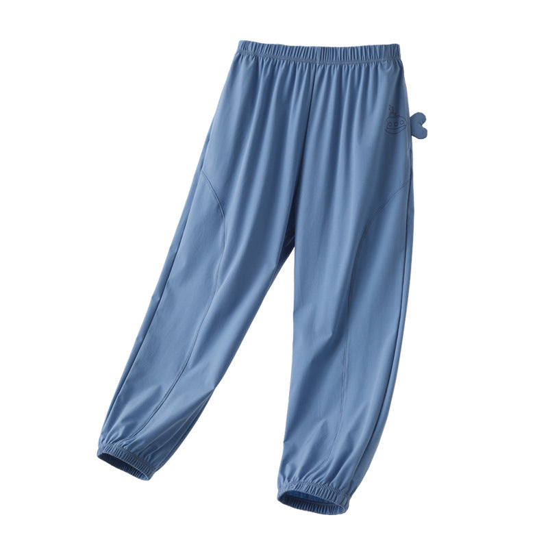 Children's Thin Trousers Summer Boys Medium Big Breathable Children's Pants
