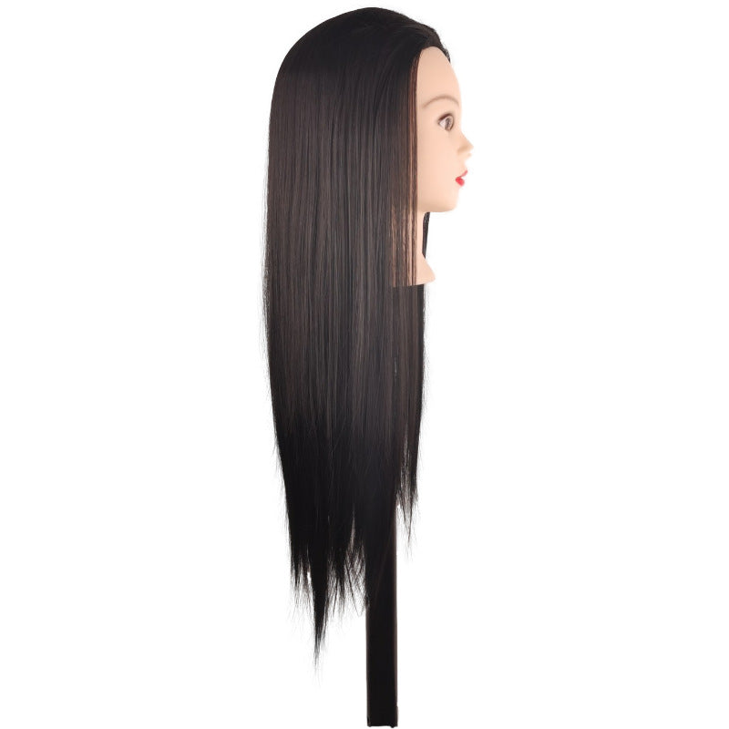Model Head Braided Hair Practice Mannequin Hairdressing Cutting Other Wig