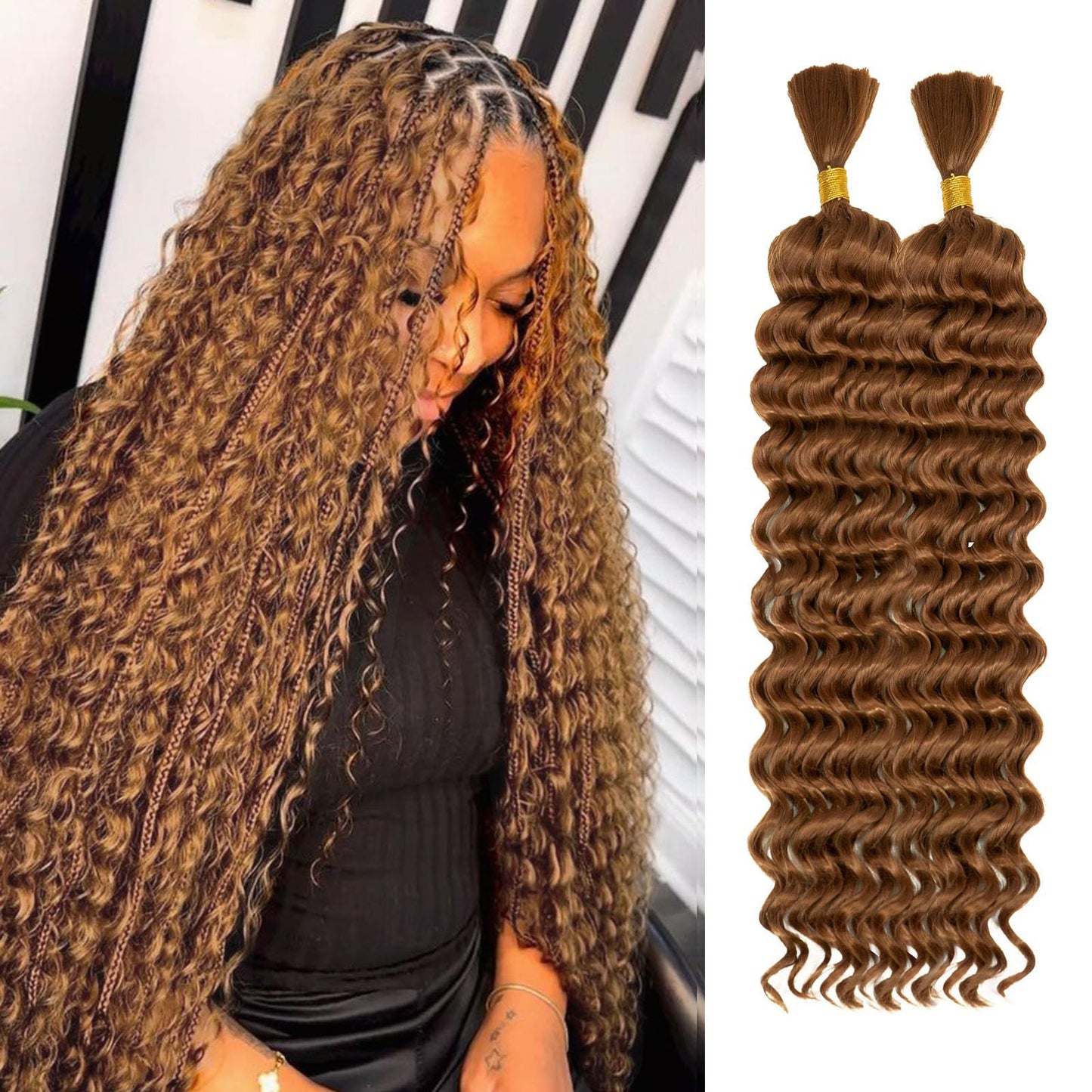 Wave Crochet Hook For Hair Chemical Fiber Unisex Other Wig