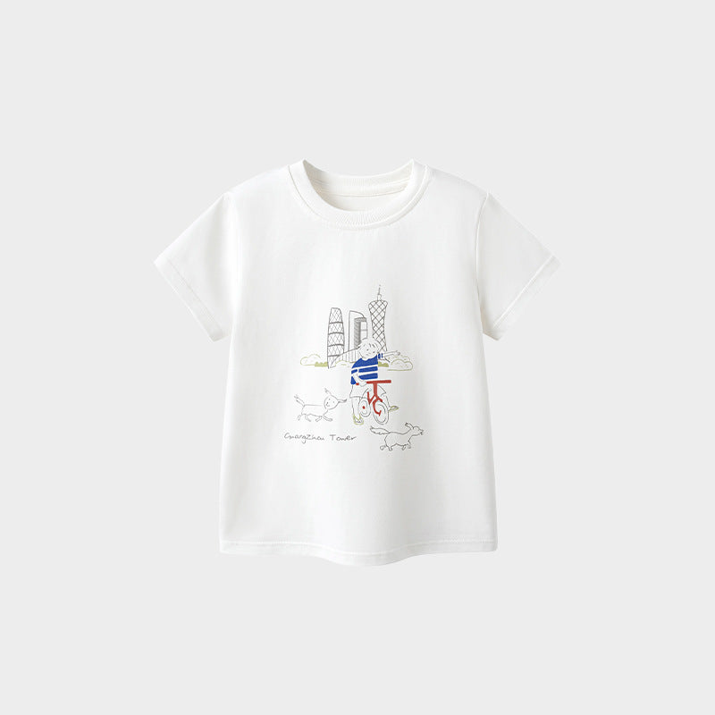 Children's Collection Summer Short-sleeved Top Vest Camisole Children's T-shirt