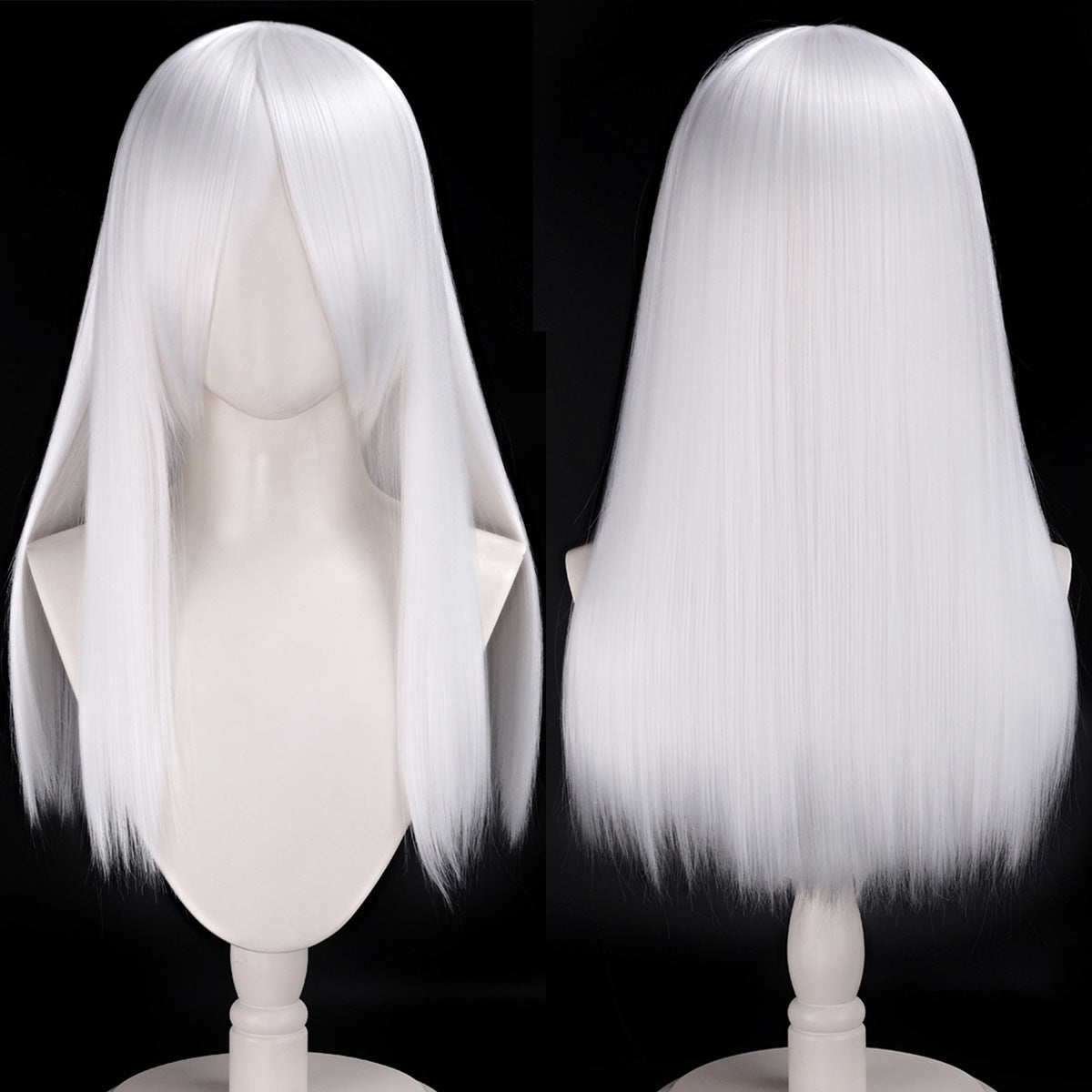 Lord Anime Fiber Rose Color Thickened Long Straight Hair Cos Wig