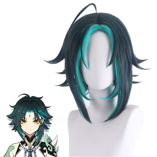 Original God Combination Series Fu Walnut Lightning Cos Wig