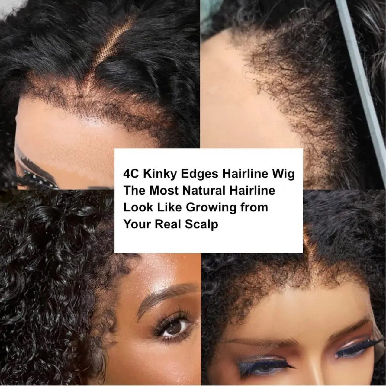 Edges Hairline Lace Front Wigs Human Wig Long Curls